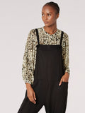 Linen Relaxed Fit Jumpsuit - Greige Goods