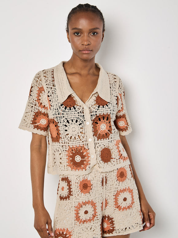 Crochet Square Cardigan