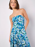Ikat Flora Tie Back Palazzo Jumpsuit - Greige Goods