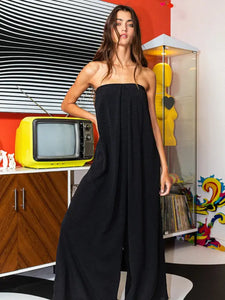 Strapless Flowy Jumpsuit
