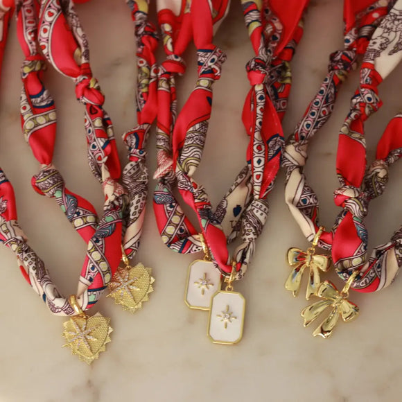 Scarf Charm Necklace