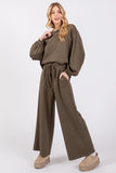 Scuba Top and Pants Set - Greige Goods
