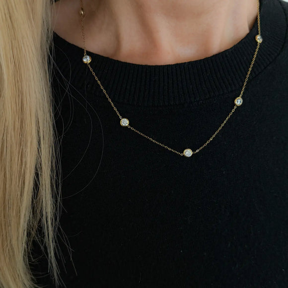 Dainty Diamond Necklace