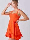 Tiered Mini Dress - Greige Goods