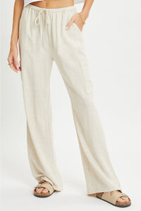 Lined Pull On Pants - Greige Goods