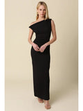 Kaylin Asymmetric Maxi - Greige Goods