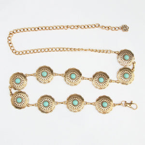 Gold Circle Chain - Greige Goods