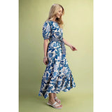 Floral Print Tiered Dress