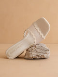 The Trina Heel - Greige Goods