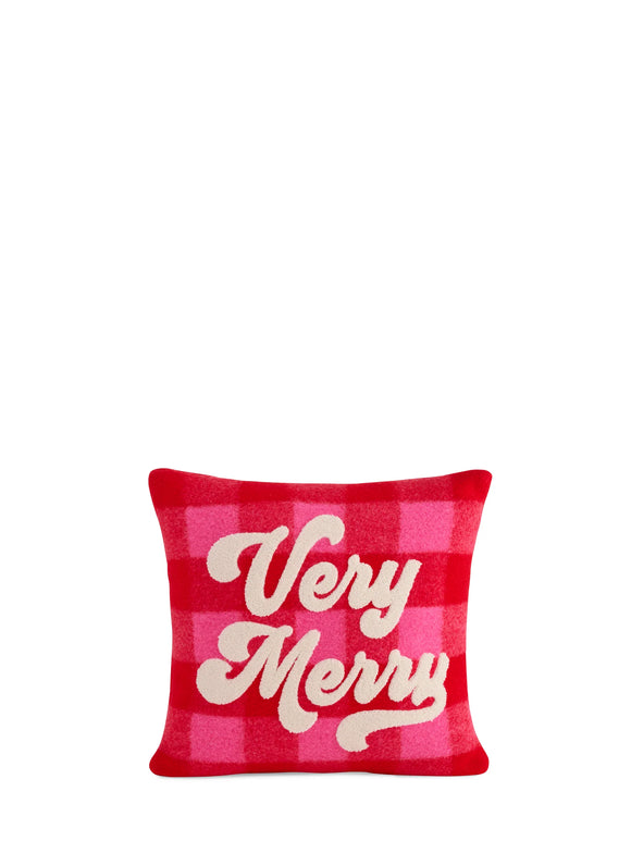 Merry Plaid Pillow - Greige Goods