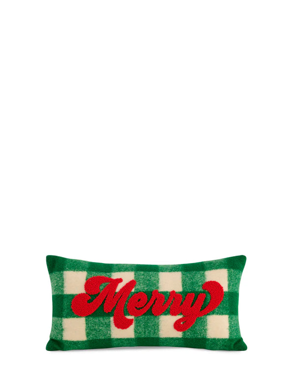 Merry Plaid Pillow