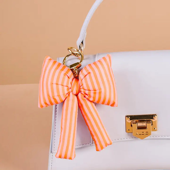 Puffy Bow Bag Charm