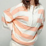 Striped Pullover Top - Greige Goods