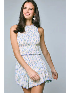 Ditsy Floral Top & Skort Set - Greige Goods