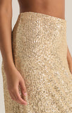 Saturn Sequin Skirt - Greige Goods