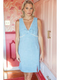 Pearl Detail Tweed Dress - Greige Goods