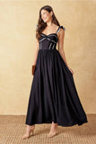Solid Woven Midi Dress - Greige Goods