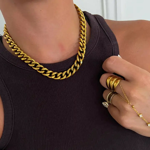 Chunky Gold Necklace