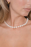 Statement Pearl Necklace - Greige Goods