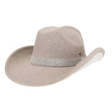 Rhinestone Cowboy Hat - Greige Goods