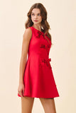 Fit & Flare Bow Dress