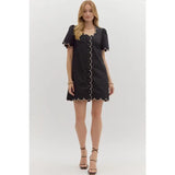 Solid Short Sleeve Mini