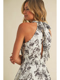 Halter Tiered Maxi Dress