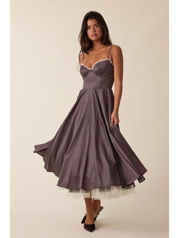 Polka Dot Lace Dress