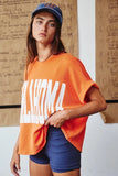 Oklahoma Oversize Sweatshirt Top - Greige Goods