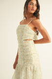 Ruched Detail Midi Dress - Greige Goods