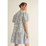 Blue Floral Dress
