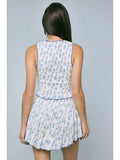 Ditsy Floral Top & Skort Set - Greige Goods