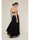 Floral Embossed Maxi Dress