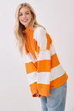Game day Stripe Pullover - Greige Goods