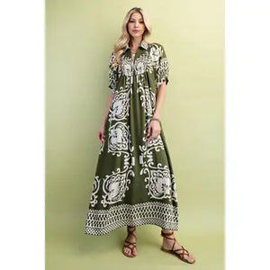 Print Midi Dress
