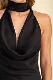 Scarf Effect Drape Dress