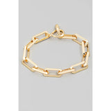 Rectangle Toggle Bracelet - Greige Goods