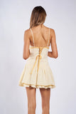 Checker Crossed Back Mini - Greige Goods