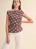 Polka Dot Off Shoulder
