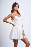 Eyelet Line Point Mini - Greige Goods