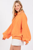 Snap Collared Sweatshirt - Greige Goods