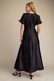 Front Pintuck Maxi Dress