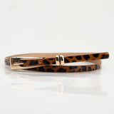 Alloy Buckle Thin Belt - Greige Goods