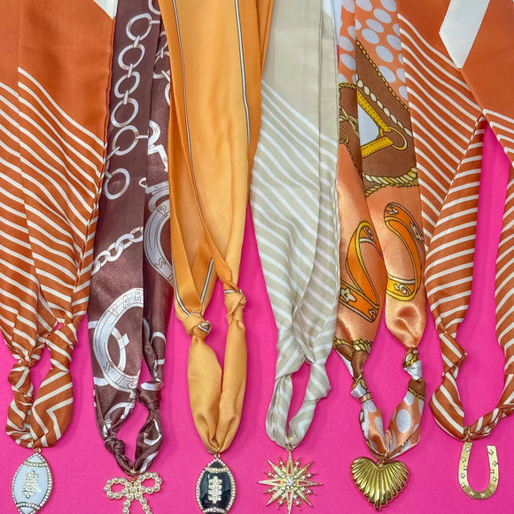 Game Day Scarf Necklace