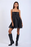 Sheer Layered Swing Dress - Greige Goods