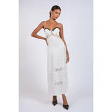 Double Back Midi Dress - Greige Goods