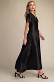 Front Pintuck Maxi Dress