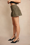 Leopard High Waist Short
