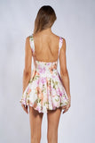 Floral Bubble Hem Mini - Greige Goods