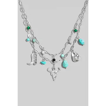 Western Charm Necklace - Greige Goods
